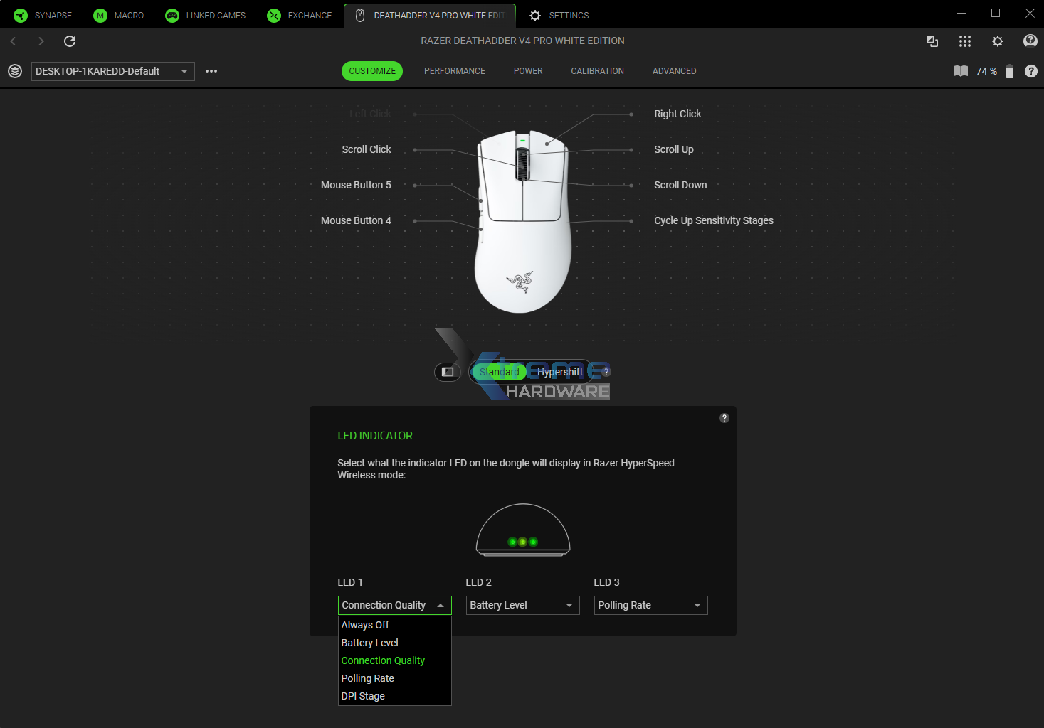 Razer DeathAdder V4 Pro Synapse